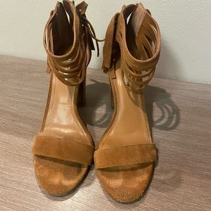 BCBG suede heels